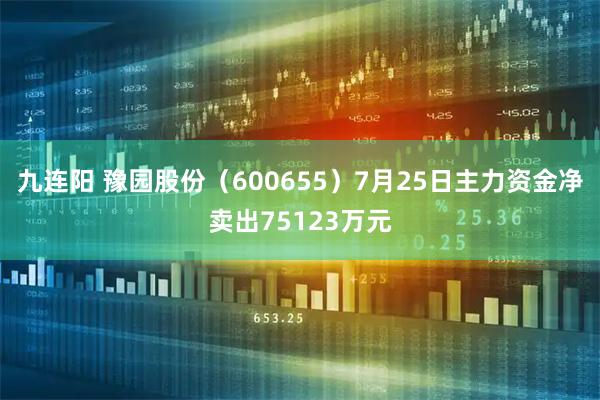 九连阳 豫园股份（600655）7月25日主力资金净卖出75123万元